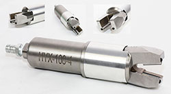 Custom hydraulic pinch off tool with modified straight jaws to cold weld .500" annealed copper tubing